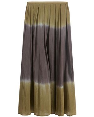 Roberto Collina Dip-Dye Midi Skirt - Multicolour