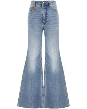 Zimmermann Charm-Detail Flared Jeans - Blue