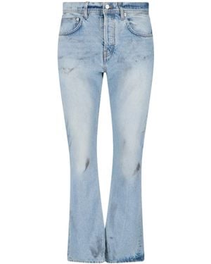 Enfants Riches Deprimes Enfants Riches Déprimés Logo Patch Flared Jeans - Blue