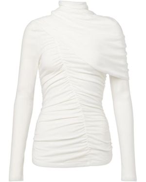 Magda Butrym Long-Sleeved Top - White