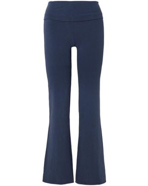 Skims Rolled-Up Casual Trousers - Blue