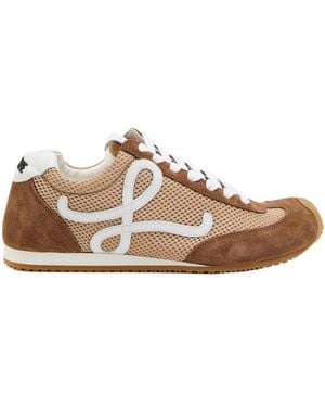 Loewe Paneled Mesh Sneakers - Brown