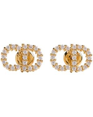 Dior Clair D Lune Earrings - Metallic