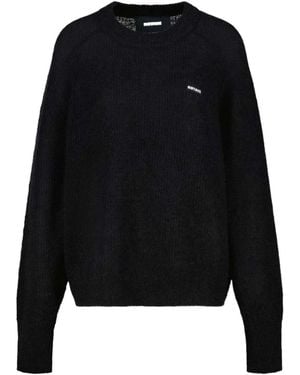 ROTATE BIRGER CHRISTENSEN Logo-Detail Jumper - Black