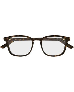 Gucci Eyewear Square Frame Glasses - White