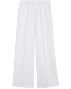 Aspesi Wide-Leg Trousers - White