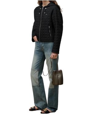 Dior Zipped Macrocannage Jacket With Hood - Black