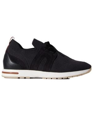 Loro Piana 360 Lp Lady Flexy Walk Sneakers - Black