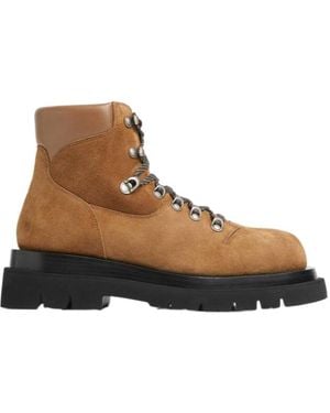 Bottega Veneta Lug Hiking Ankle Boots - Brown