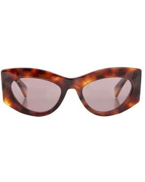 Gucci Interlocking G Cat-Eye Sunglasses - Pink