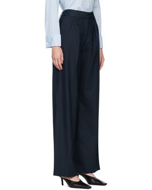 Rag & Bone Shelly High-Rise Casual Trousers - Black