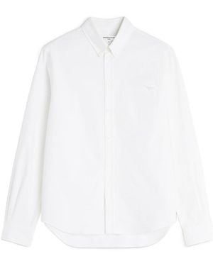 Maison Kitsuné Maison Kitsuné Profile Fox Regular Fit Shirt - White