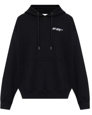 Off-White c/o Virgil Abloh Long-Sleeved Sweatshirt - Blue