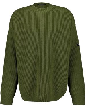 Balenciaga Crewneck Knitted Jumper - Green
