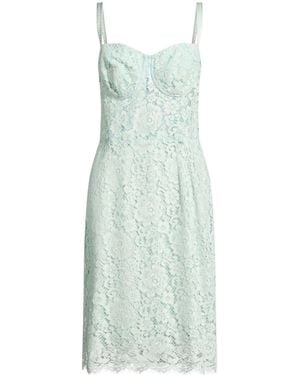 Dolce & Gabbana Sky Mini Dress Cotton, Viscose, Polyamide - Blue