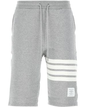 Thom Browne Bar Bermuda Shorts - Grey