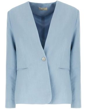 Antonelli Blended Suit Jacket - Blue