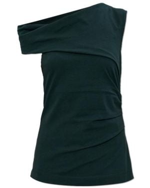 Dries Van Noten Off-Shoulder Top - Green