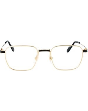 Cartier Square Frame Glasses - Natural