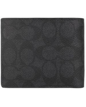 COACH Logo Wallet - Black