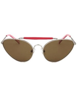 Dries Van Noten Full Frame Sunglasses - Brown