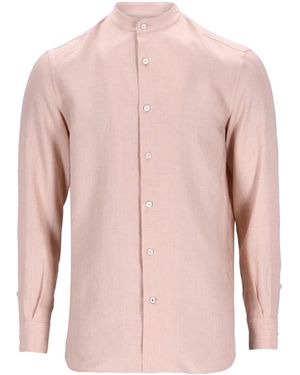 Loro Piana Elia Corean Shirt - Pink