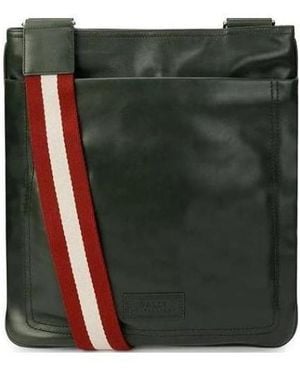 Bally Logo Shoulder Bag - Green