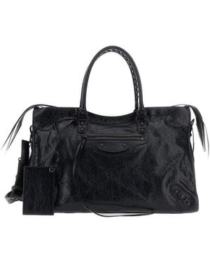 Balenciaga Le City Large Top Handle Bag - Black