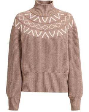 Varley Turtleneck Knit Sweater - Pink