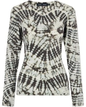 Proenza Schouler Mia Tie-Dyed Cotton-Jersey T-Shirt - Multicolour