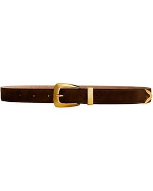 KHAITE Benny Buckled Belt - White