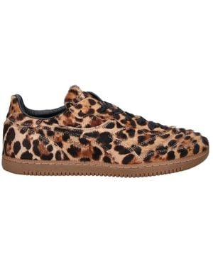 Dolce & Gabbana Round-Toe Low-Top Casual Shoes - Brown