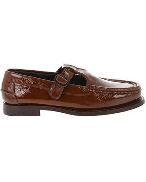 Hereu Alber T-Bar Moccasins - Brown