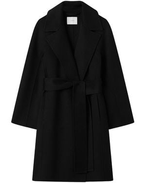 JOSEPH Costana Belted Coat - Black