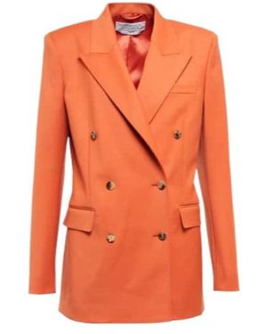 Gabriela Hearst Logo Blazer - Orange