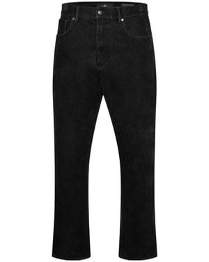 7 For All Mankind Belt Loops Jeans - Black