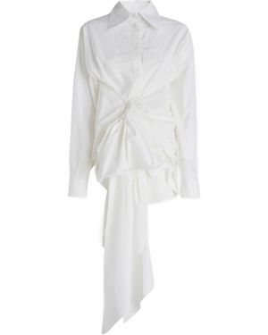 Quira Large Silhouette Shirt - White