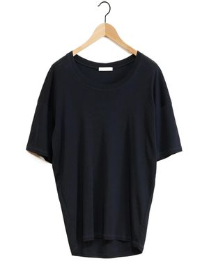 Lemaire Short-Sleeved Scoop-Neck T-Shirt - Blue