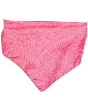 Etro Pattern-Printed Scarf - Pink