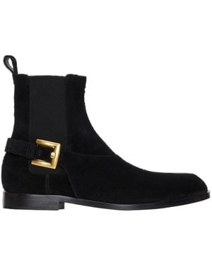 Balmain Anthem Chelsea Boots - Black