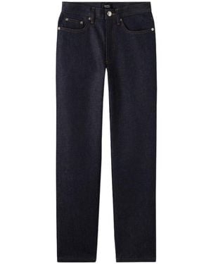 A.P.C. Martin Straight-Leg Jeans - Blue