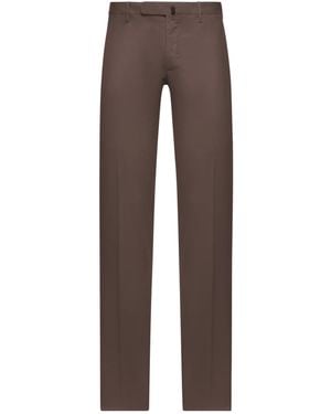 Incotex Pattern 30 Slim Fit Pants - Brown