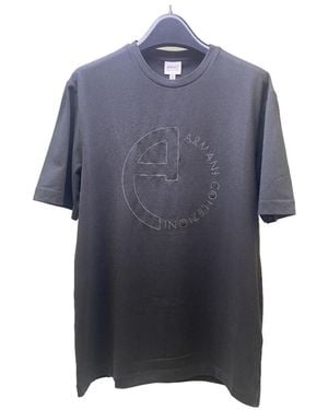 Armani Collezioni Round-Necked T-Shirt - Blue