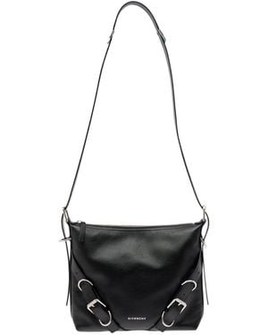 Givenchy Voyou Buckle Detailed Crossbody Bag - White