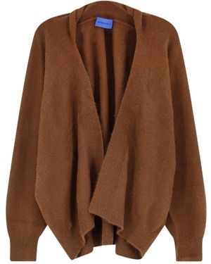 Mes Demoiselles Long-Sleeve Cardigan - Brown