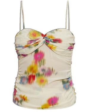 Isabel Marant Patterned Suspenders - White