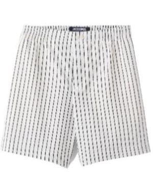 Jacquemus The Caleçon Boxer Shorts - White