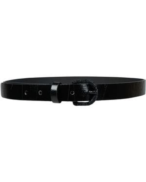 MM6 by Maison Margiela Buckle Fastening Belt - White