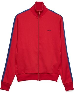 Prada Technical Fabric Blouson Jacket - Red