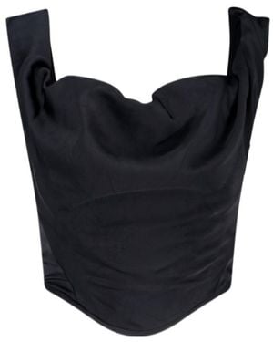 Vivienne Westwood Bustier Ruffled Top - Blue